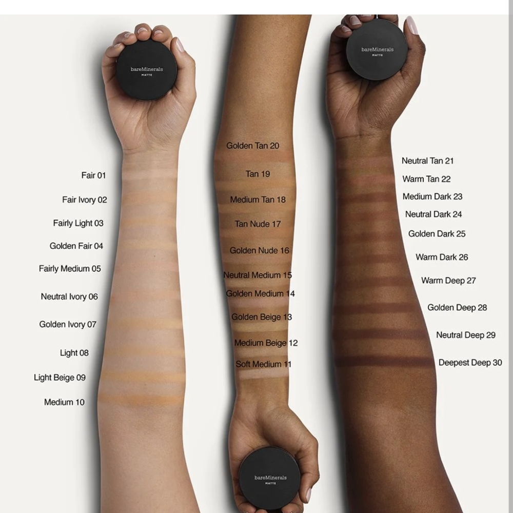 NEW Never Opened Matte Warm Tan bareMinerals Foundation - Picture 2 of 3